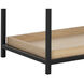 Rosso 55 X 17.75 inch Black / Brown / Matte Black Console Table